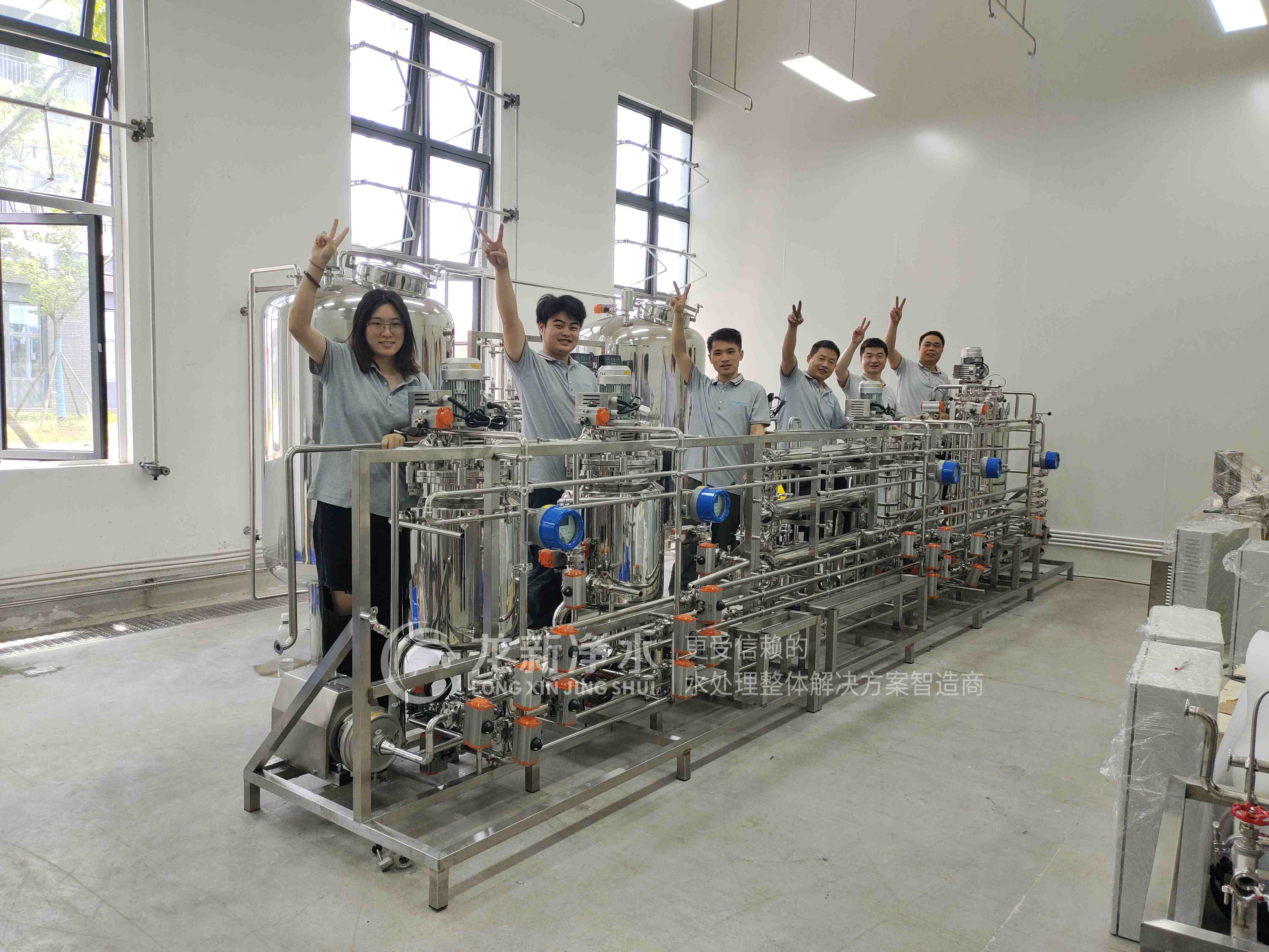 龍新凈水【精品案例】瀏陽水溶劑提取線系統